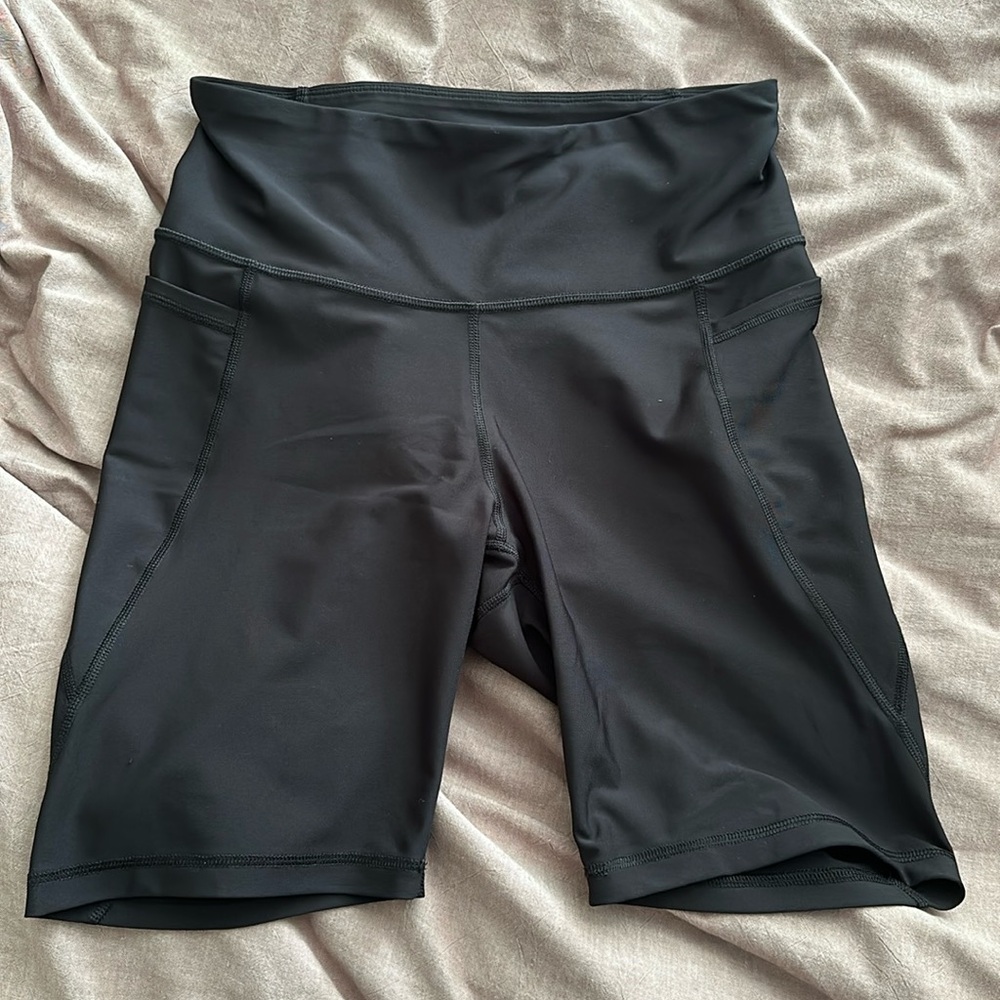 Old Navy Black Bike Shorts 8” inseam